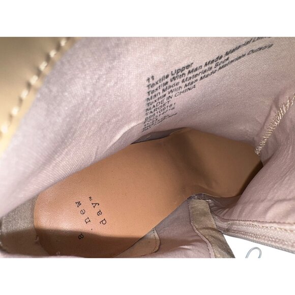 A New Day Tan Block Heeled‎ Boots Size 11 - Picture 9 of 9